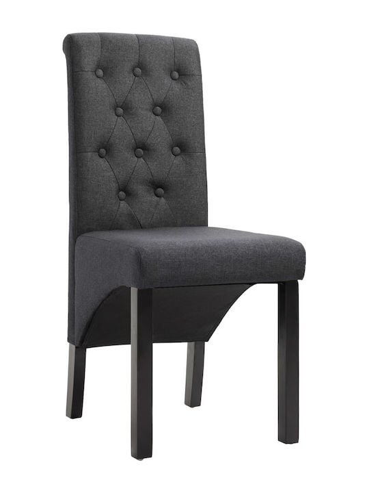 Stühle Speisesaal Dark Grey 6Stück 42x57x95cm