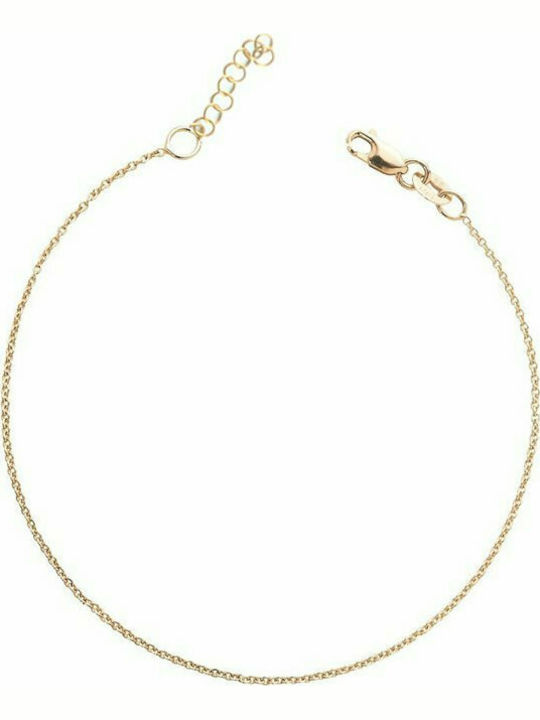 Paraxenies Bracelet Anklet Chain made of Silver Gold Plated