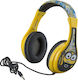 eKids Minions Wired On Ear Kids' Headphones Yellow / Black MS-140