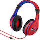 eKids Spiderman Wired On Ear Kids' Headphones Red / Blue SM-140