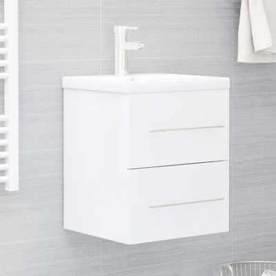vidaXL Cabinet de baie fără chiuvetă L41xl38.5xH48cm Alb