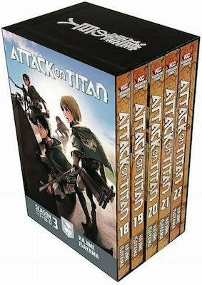 Attack On Titan Season 3 Part 2 , Vol. 18-22 Manga Box Set