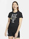 Nike Feminin Sport Tricou Negru