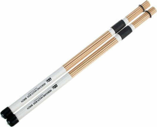 Meinl Birch Hot Rods Stick & Brush σε Λευκό Χρώμα Rebound Multi-Rod