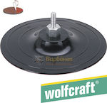 Wolfcraft 2223000 Tampon de recul Burghiu Velcro pentru Drake 125