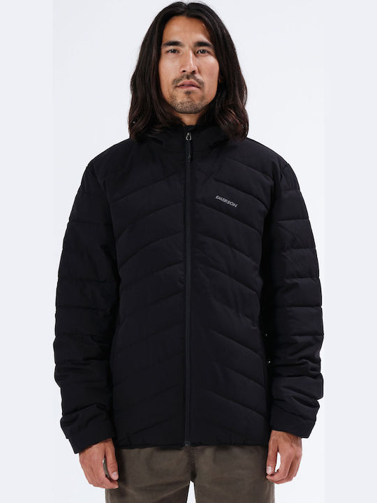 Зимно мъжко яке Puffer Черно 212.EM10.29-Черен