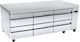 Niki Inox Ψυγείο Πάγκος χωρίς Μοτέρ Υ64xΠ150xΒ60cm