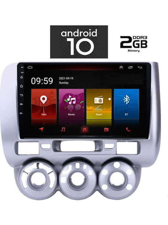 Lenovo Car-Audiosystem für Honda Jazz Audi A7 2002-2008 mit A/C (Bluetooth/USB/AUX/WiFi/GPS) mit Touchscreen 9" IQ-AN X4770_GPS A/C
