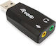 Equip Converter USB-A male to 3.5mm female 1pcs 245320