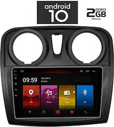 Lenovo Car-Audiosystem für Renault Erfassen / Logan Audi A7 Dacia Logan / Sandero / Staubwedel 2013-2019 mit A/C (Bluetooth/USB/AUX/WiFi/GPS) mit Touchscreen 9" IQ-AN X4891_GPS