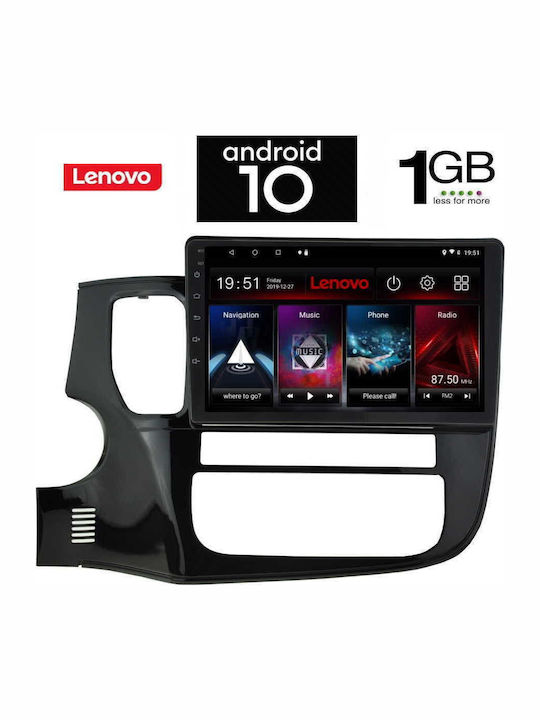 Lenovo Car-Audiosystem für Mitsubishi Outlander 2013> (Bluetooth/USB/AUX/WiFi/GPS) mit Touchscreen 10.1" IQ-AN X5857_GPS