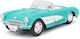 Maisto Chevrolet Corvette '57 Φιγούρα Μοντελισμού Αυτοκίνητο Μπλε σε Κλίμακα 1:24