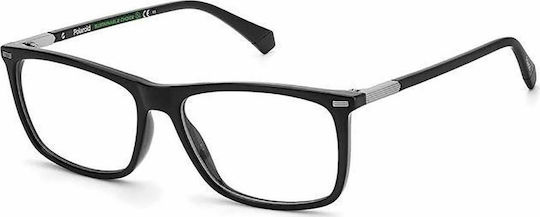 Polaroid Plastic Eyeglass Frame Black PLD D430 807