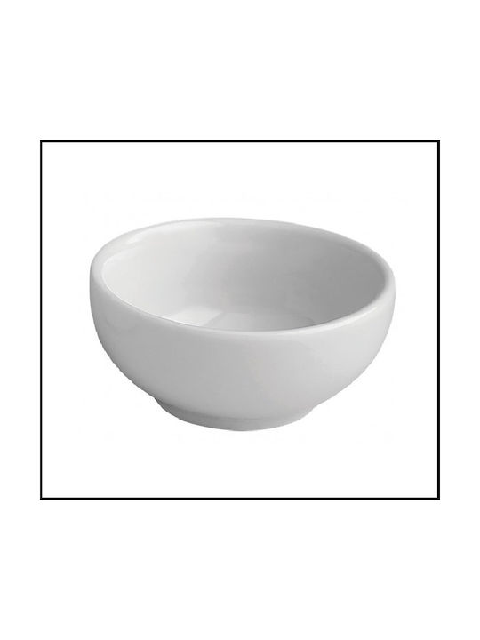 GTSA Porcelain Dip Bowl Λευκό with Diameter 6εκ. 1pcs