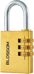 Blossom NL11 Steel Padlock Lengthened Combination 20mm 1pcs