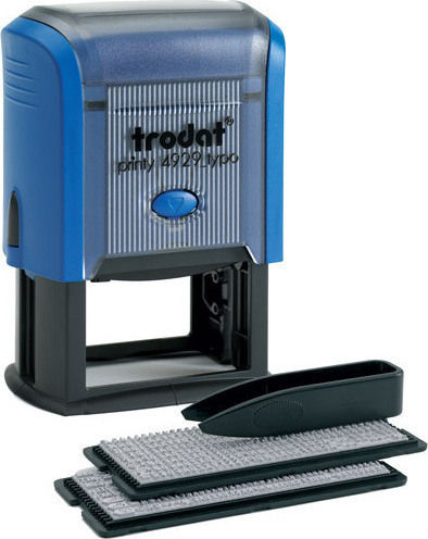 Trodat Rectangular Self-Inking DIY Stamp in English Language and Black Ink