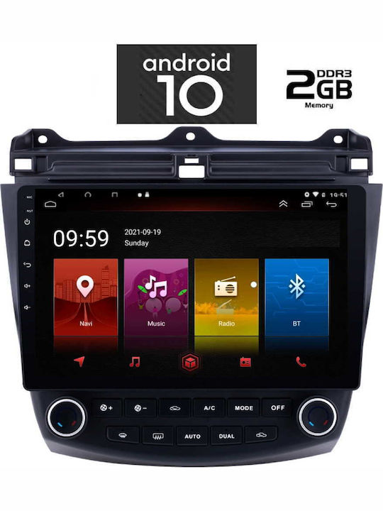 Lenovo IQ-AN X4782 Ηχοσύστημα Αυτοκινήτου για Honda Accord με Clima (Bluetooth/USB/AUX/WiFi/GPS) με Οθόνη Αφής 10.1"