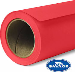 Savage 08-1253 Photography Backdrop Paper 135x1100cm Primary Red