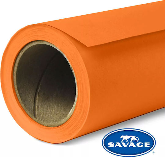 Savage 24-1253 Φωτογραφικό Φόντο Χάρτινο 135x1100εκ. Πορτοκαλί