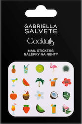 Gabriella Salvete Cocktails Autocolante cu Design pentru Unghii în Culori Diverse