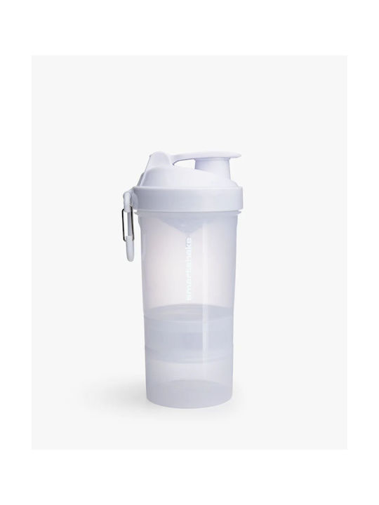 SmartShake Original2Go Shaker Πρωτεΐνης 600ml Πλαστικό Λευκό