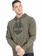 Sweatshirt with Hood Khaki