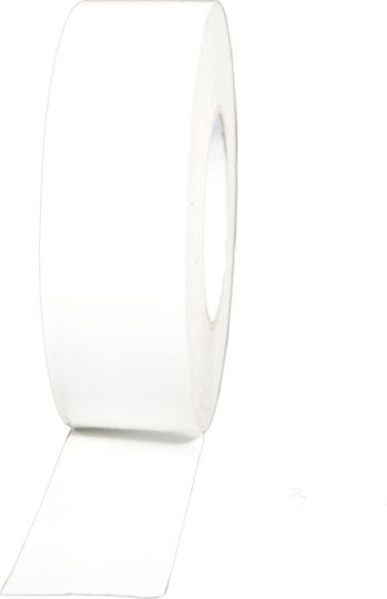 Fos Technologies Self-Adhesive Fabric Tape White 50mmx50m 1pcs