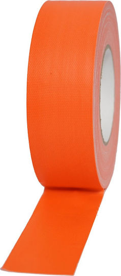Fos Technologies Self-Adhesive Fabric Tape Orange 50mmx50m 1pcs