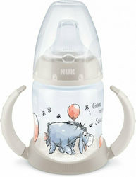 Nuk First Choice+ Disney Winnie the Pooh Lernbecher Silikon mit Griffen Garry Grey für 6m+m+ 150ml