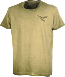 Univers Woodcock T-shirt in Khaki Farbe