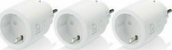 Deltaco Smart Single Socket 3 pcs White 3pcs