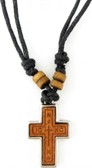 IconsGR No.7 Anhänger Kreuz Zweiseitig Coffee 1Stück