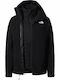 The North Face Carto Triclimate Women's Hiking Short Sports Jacket Waterproof and Windproof for Winter with Hood Black
