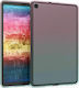 KWmobile Umschlag Rückseite Dunkel Pink / Blau / Transparent (Galaxy Tab A 8.4 (2020))