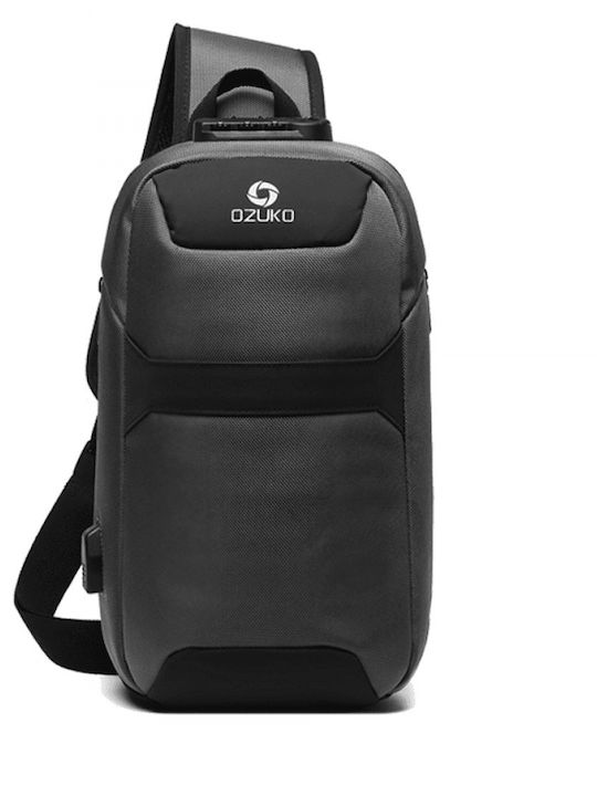 Ozuko Herrentasche Sling Gray