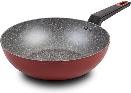 Nava Taurus Wok από Αλουμίνιο με Επίστρωση από Πέτρα 28cm