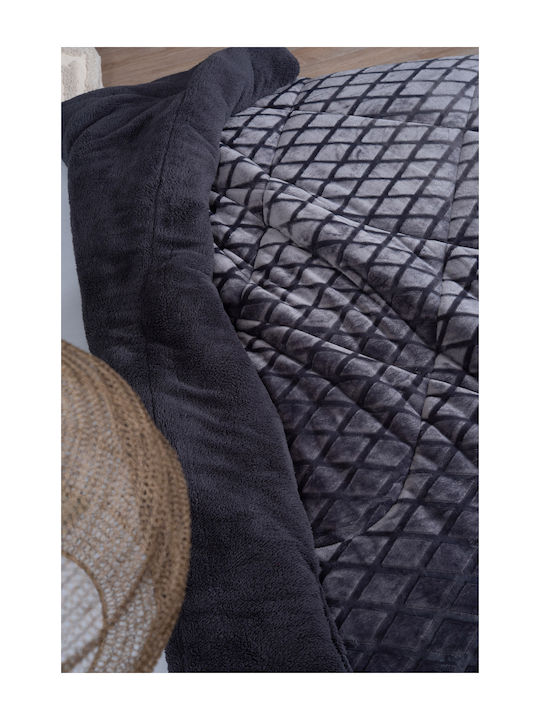 Palamaiki Duvet Cover Single 160x240cm Nadine Coal