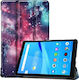Tri-Fold Flip Cover Galaxy Pattern (Lenovo Tab M8 8")
