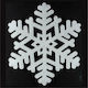 Atmosphera Christmas Figure Snowflake White 60x60cm Snowflake