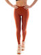 PCP Jacqueline Shiny Frauen Lang Leggings Glänzend Cinnamon