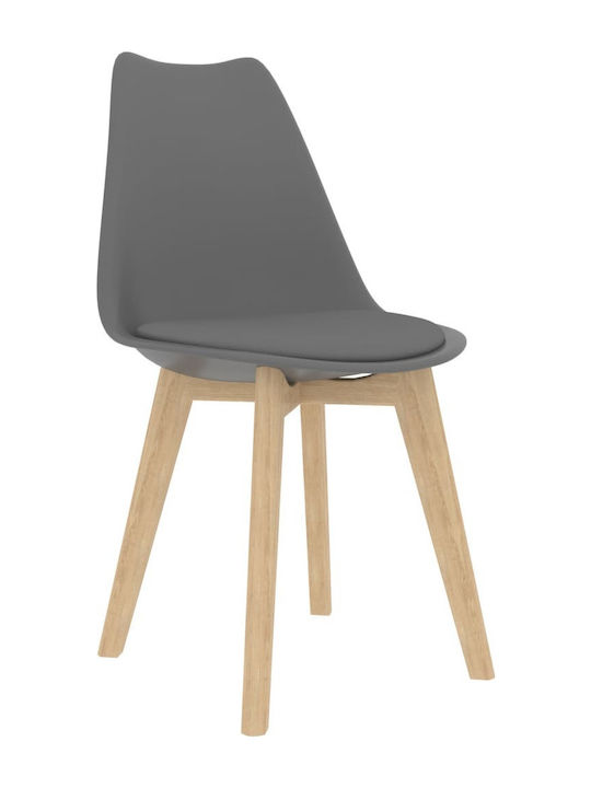 Stühle Speisesaal Gray 4Stück 48x53x83cm