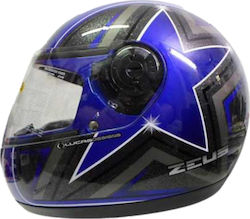 Zeus 805 U1 Blue Motorradhelm Volles Gesicht 28604614