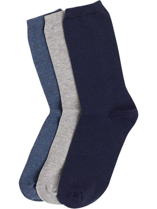 ME-WE Kids' Socks Knee-High Blue 3 Pairs