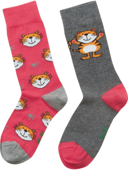 ME-WE Kids' Socks Knee-High Multicolored 2 Pairs