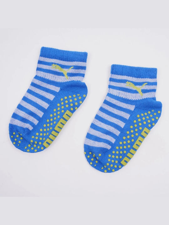 Puma Boys 2 Pack Ankle Socks Blue