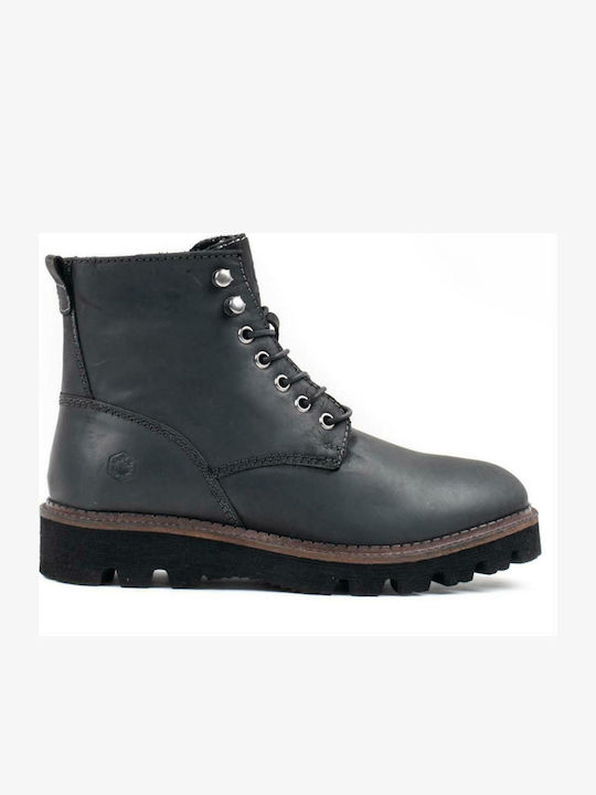 Jadon Leather Black Boots