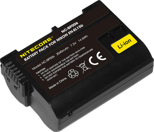NiteCore Kamera Batterie EN-EL15b 9060100883 Lithium-Ionen (Li-Ion) Kompatibel mit Nikon