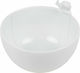 Raeder Slug Dip Serving Bowl Round made of Porcelain White with Diameter 9cm
