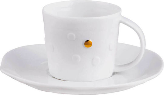 Raeder Mix & Match Tasse Kaffee aus Porzellan Weiß