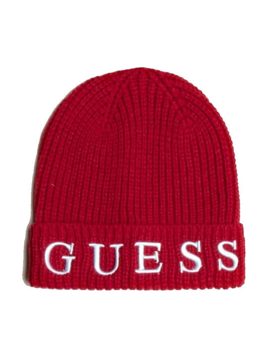 Guess Kids Beanie Knitted Red